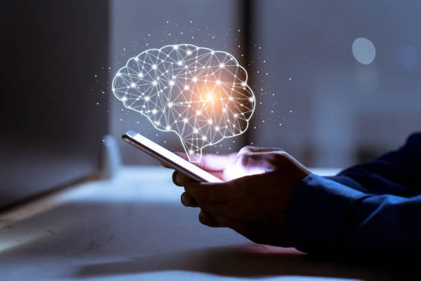 istock Business using smartphone,with brain icon,creativity and innovative are keys to success,new ideas and innovation concept. 1198441448