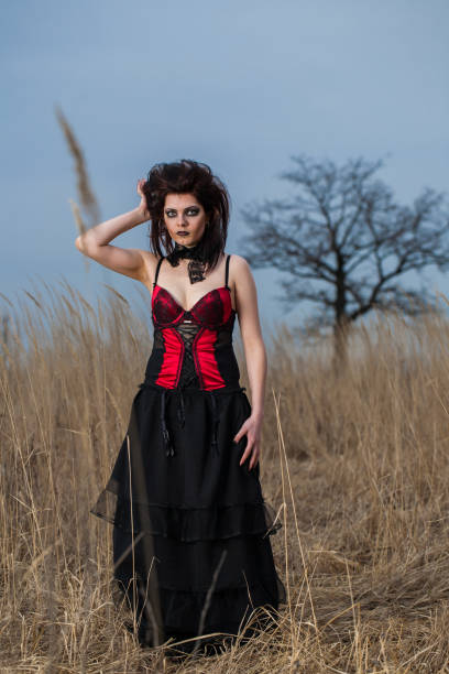 istock girl in gothic costume 1198441543