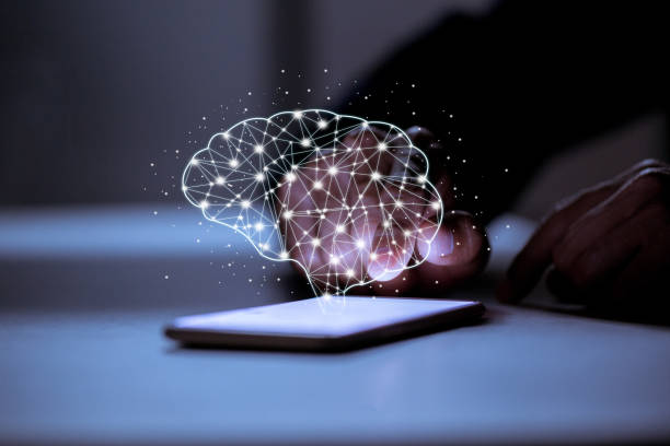 istock Business using smartphone,with brain icon,creativity and innovative are keys to success,new ideas and innovation concept. 1198441983