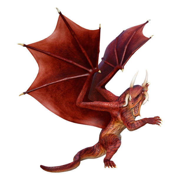 istock 3D dragon fantasy illustration 1198441994