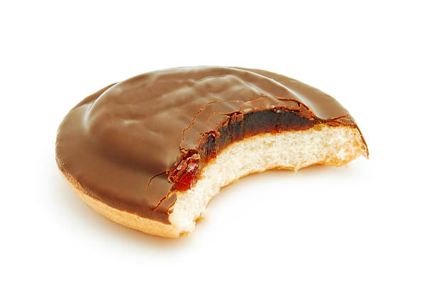 istock chocolate coated biscuit with jelly 119844206