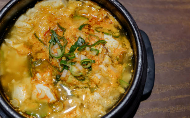 istock Soondubu Jjigae (Korean Soft Tofu Stew) 1198446205