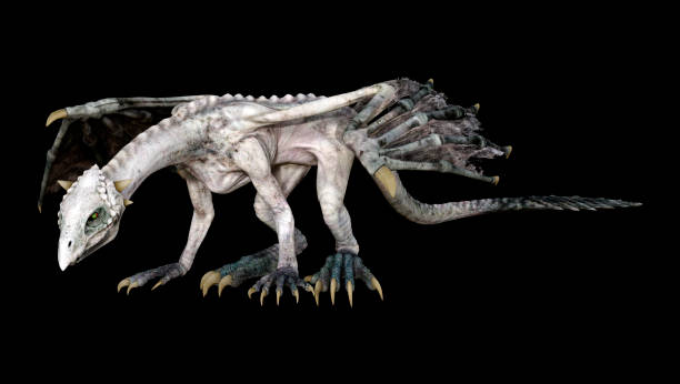 istock 3D dragon fantasy illustration 1198447218