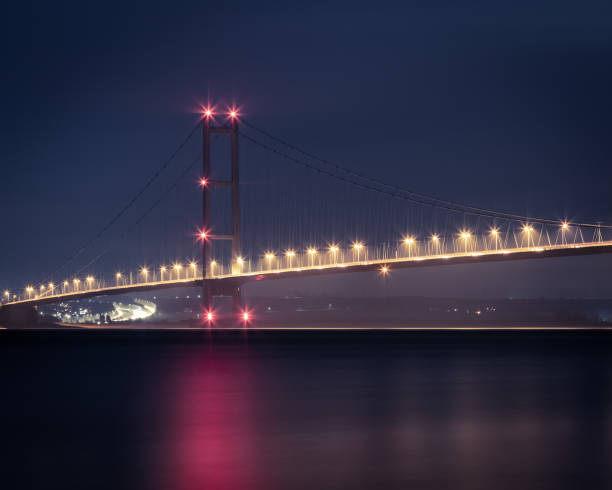 istock The Humber Bridge at Night 1198454456