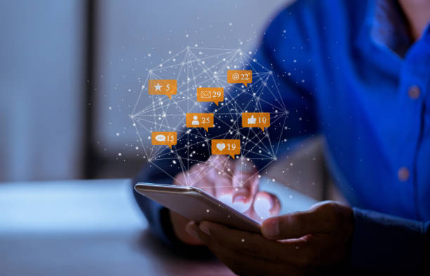 istock Business using smartphone,social media social networking technology innovation concept. 1198460762