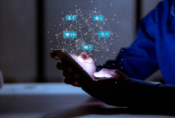 istock Business using smartphone,social media social networking technology innovation concept. 1198460982