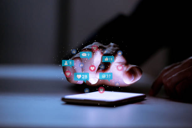 istock Business using smartphone,social media social networking technology innovation concept. 1198461196
