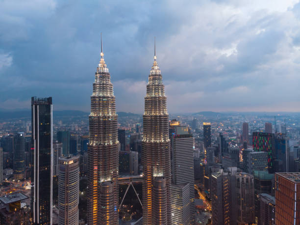 istock Kuala Lumpur view in blue hour 1198465598