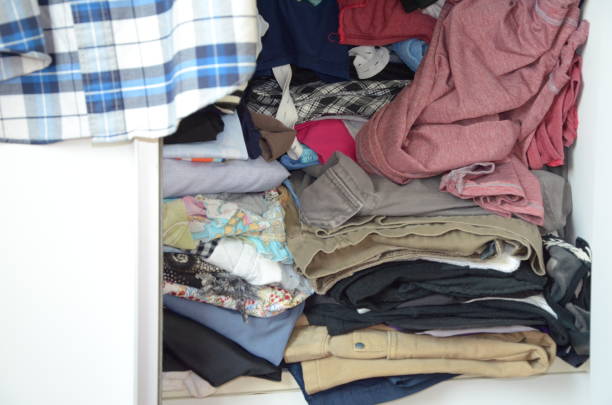 istock Wardrobe full of cloth 1198471468