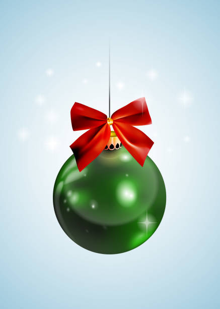 istock Graphic realistic shiny new year christmas ball 1198471860