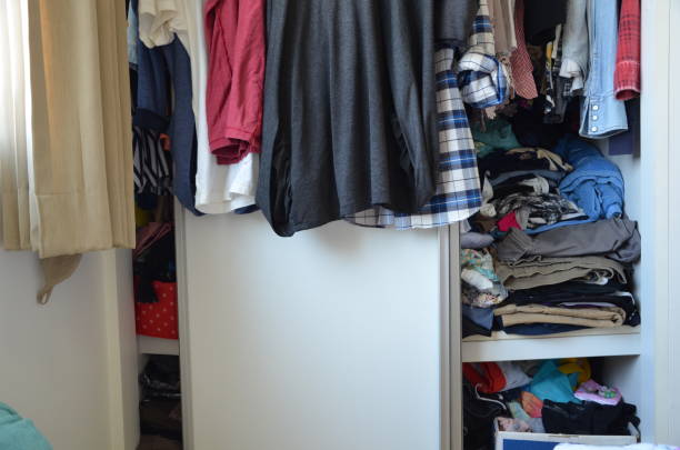 istock Wardrobe full of cloth 1198472063