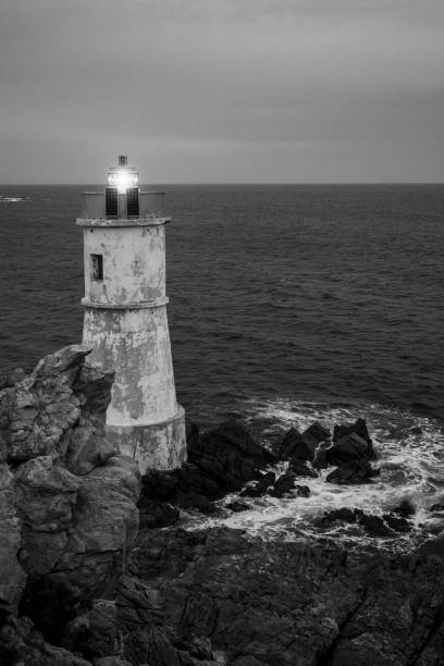 istock Cape Ferro lighthouse in Sardinia 1198473333