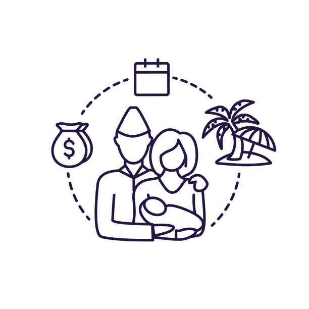 Generational and Retirement Icon set showing considerations - retirement Generational - Retirement Icon set showing considerations for retirement gen-x-icon stock illustrations