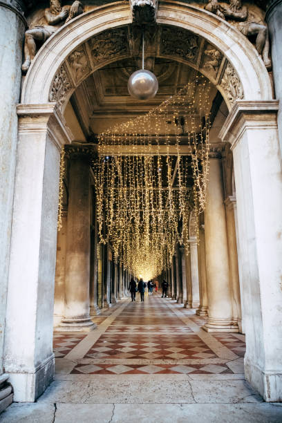 Christmas In Venice Piazza San Marco Italy Stock Photos, Pictures 