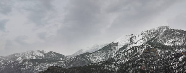 istock panorama of snow-capped mountain peaks 1198479946