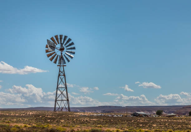 istock American countryside with an old windmill tower, USA 1198488541