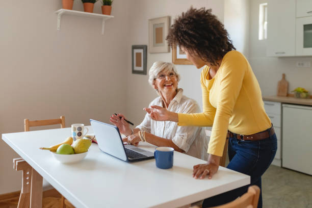 istock Learning how to operate technology in the 21st century 1198489672