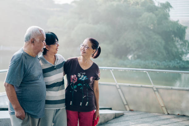 istock Beautiful Asian Senior Multiracial Friendships 1198494432