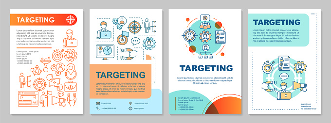 Target Pamphlet Targeting Brochure Template Layout Flyer Booklet Leaflet Print Design ...
