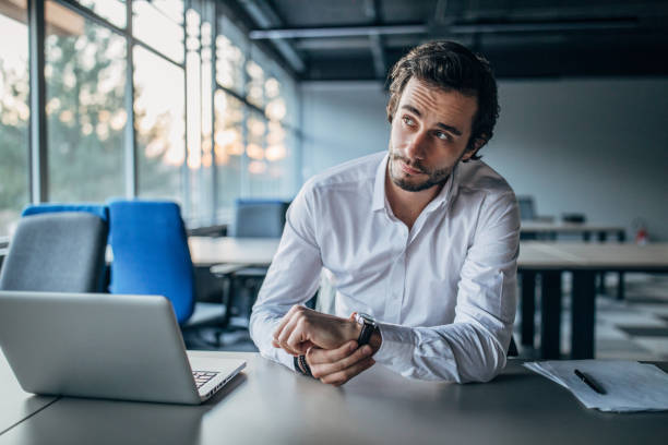 istock Businessman working on laptop 1198504586