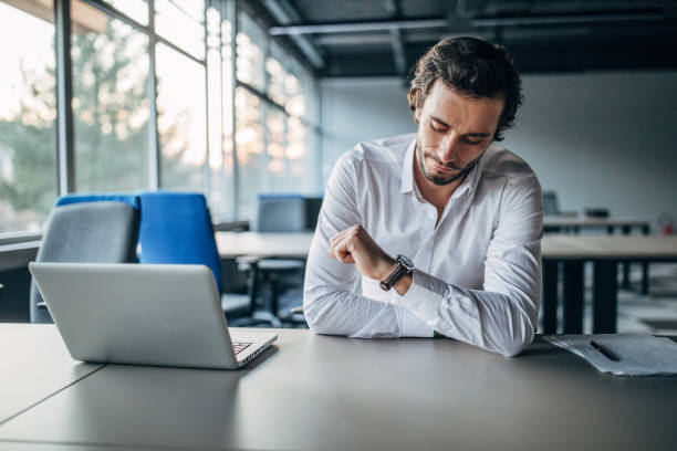 istock Businessman working on laptop 1198504613