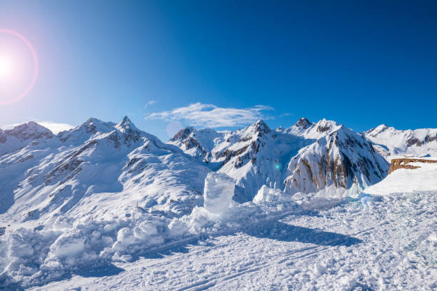 istock Riale, a typical Val Formazza village with snow 1198504692