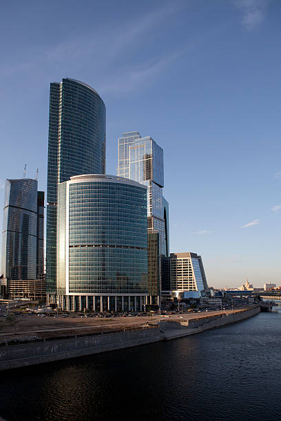 Moscow City stock photo