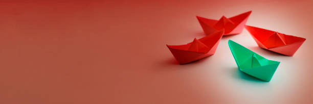 istock Paper Boats 1198507885