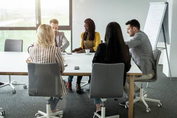 istock Business people working in the office 1198516497