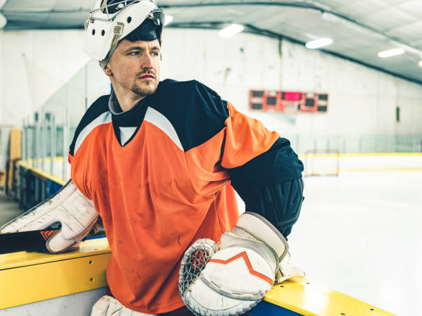 istock Pro Hockey goalie 1198517762