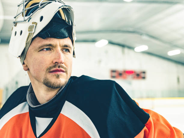 istock Pro Hockey goalie 1198518395