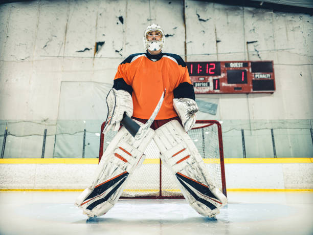 istock Pro Hockey goalie 1198519381