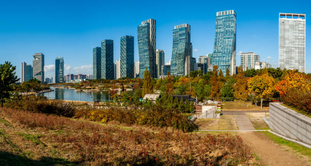 istock Landscape of Songdo Central Park 1198529066