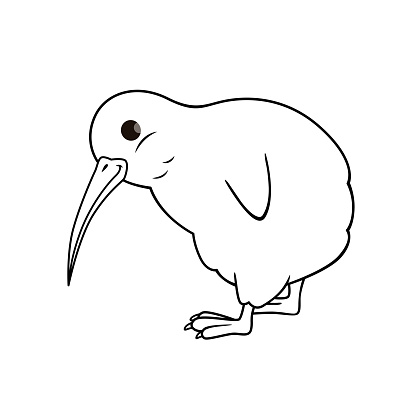 Free Kiwi Bird Playing Sport Clipart in AI, SVG, EPS or PSD