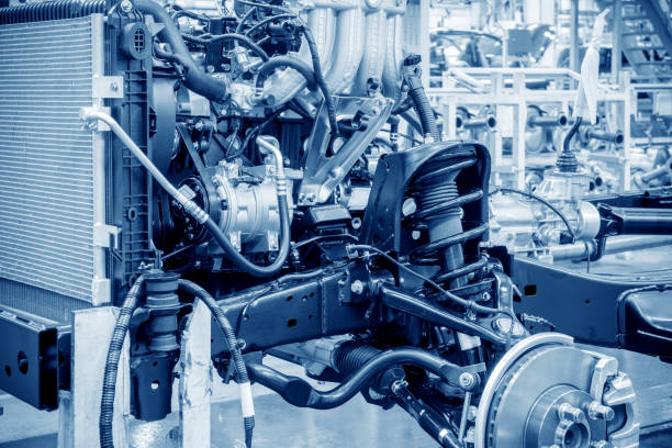 istock Production of automobile engine plant 1198534577