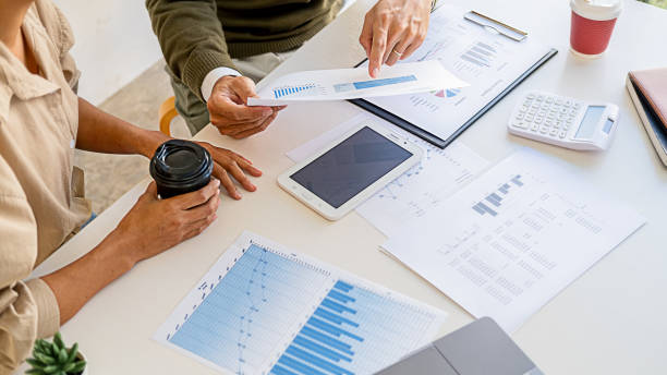 istock Start up partners are discussing the ideas for new strategy of development. 1198544832