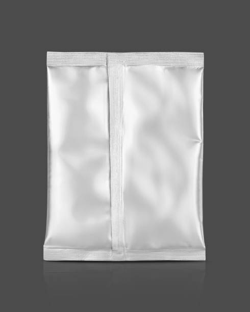 istock aluminum foil sachet back side for product design mock-up 1198548966