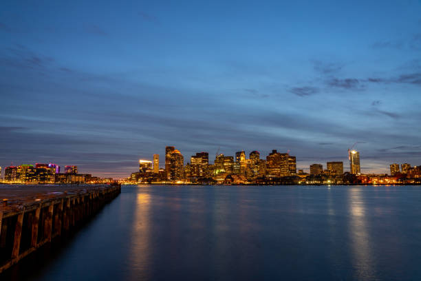 istock Boston Downtown Skyscrappers Reflecting on the Ocean 1198549251