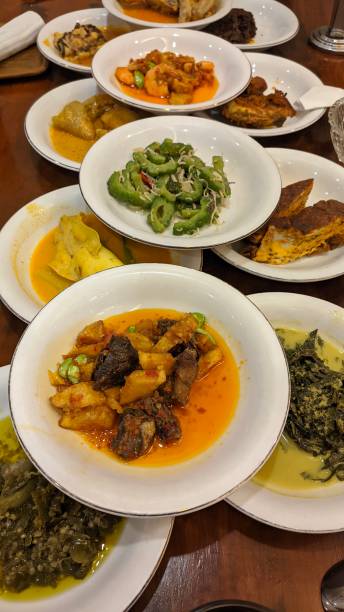 istock Different type of foods from Sumatra, Indonesia 1198555076