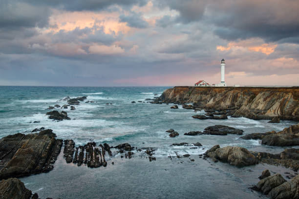 istock Point Arena Headland and Lighthouse 1198565182