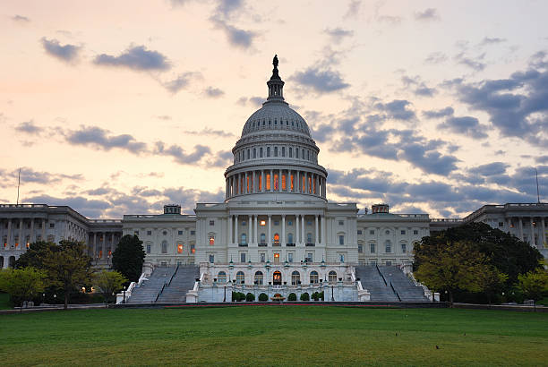 istock Capitol hill building in the morning 119856828