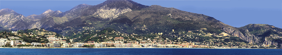 Sóller, Spain-August 2022: Port de Sóller1 is a Spanish town belonging to the municipality of Sóller, in Mallorca, an autonomous community of the Balearic Islands. It has a natural port on the Mediterranean coast, in the Sierra de Tramontana.