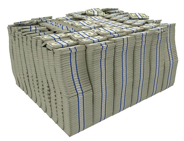 istock Much money. Large stack of US dollars 119857398