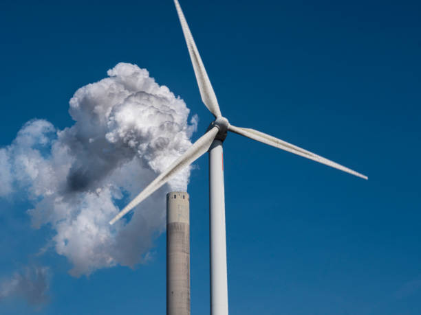 Blast furnaces with windmills