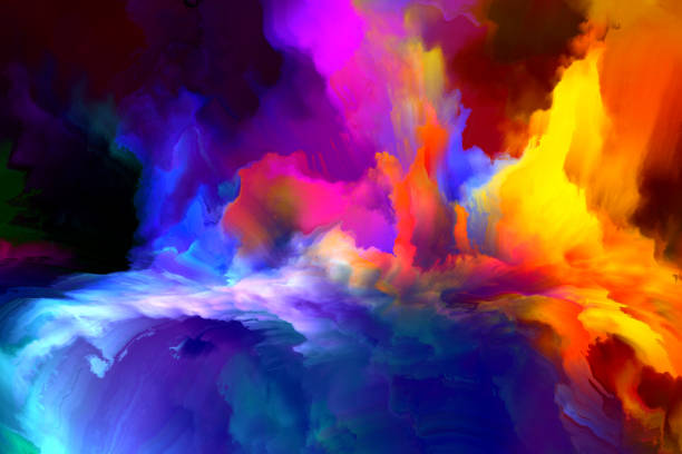 istock Color in motion, metaphor on the subject of design, creativity and imagination 1198583458