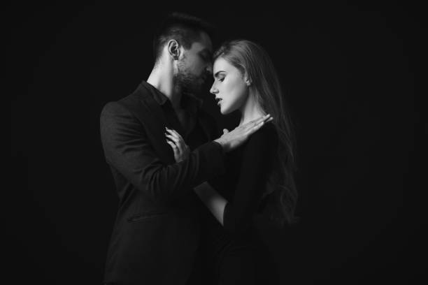 istock elegant couple in the tender passion. 1198588813