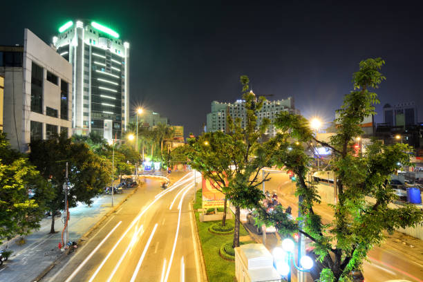 istock Night Traffic in Hanoi, Vietnam 1198590883