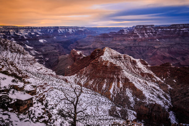 istock Winter Twilight Hour on the Grand Canyon 1198591573