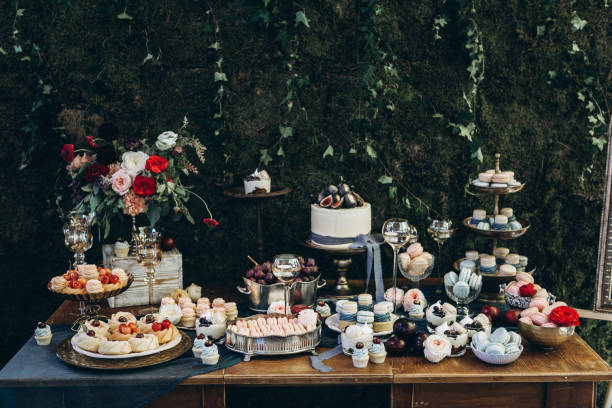 istock Wedding decoration. Vintage wedding details. Wedding bar. 1198592985