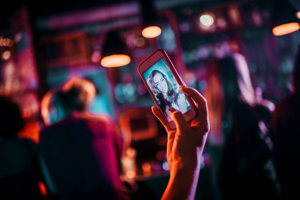 istock Taking a selfie in a night club 1198593128